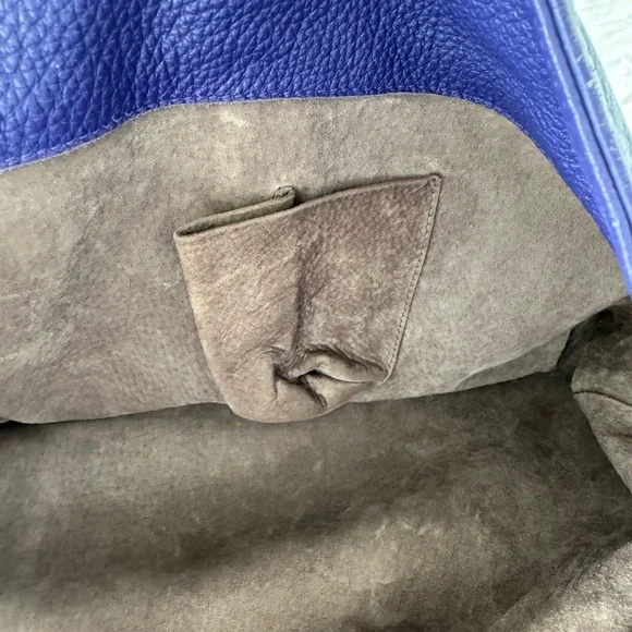 BOTTEGA VENETA Bottega Veneta intrecciato purple leather extra large bag. - Picture 9 of 11